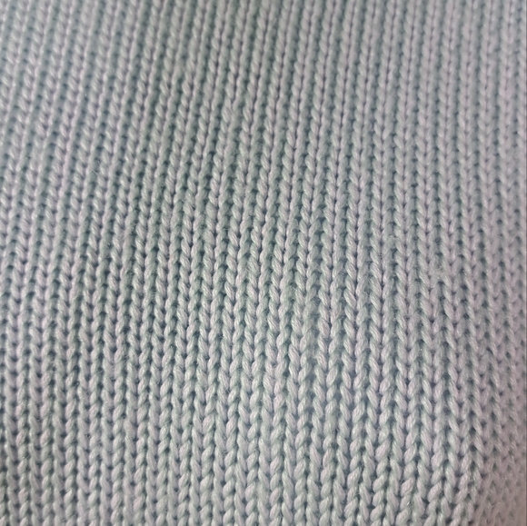 Lovers + Friends Light Blue Vanish Mock Neck Sweater Size Small - Picture 5 of 12